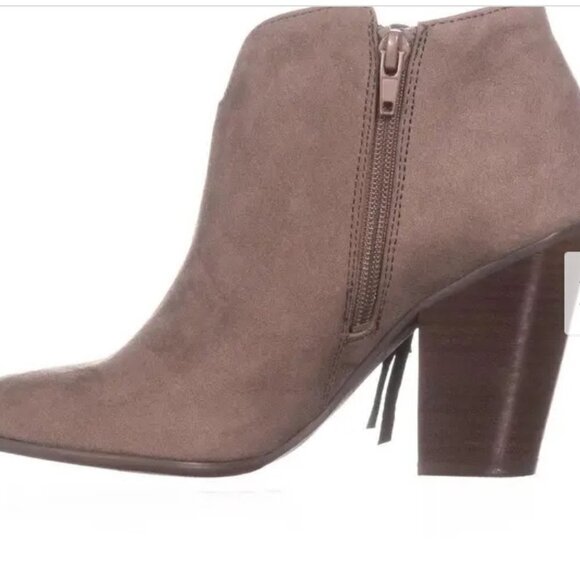 Carlos Santana Tempe Fringe Ankle Boots Size 9.5 - Picture 2 of 13